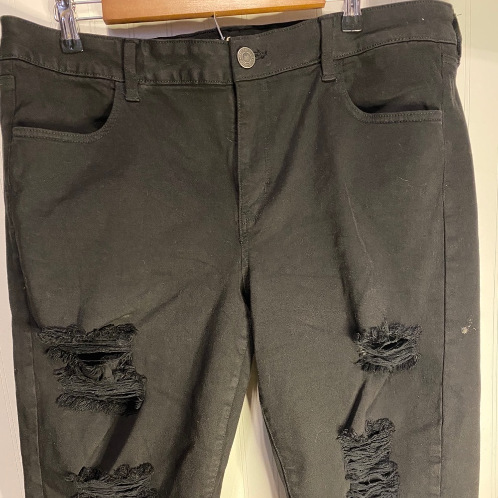 Distressed Denim Jeans